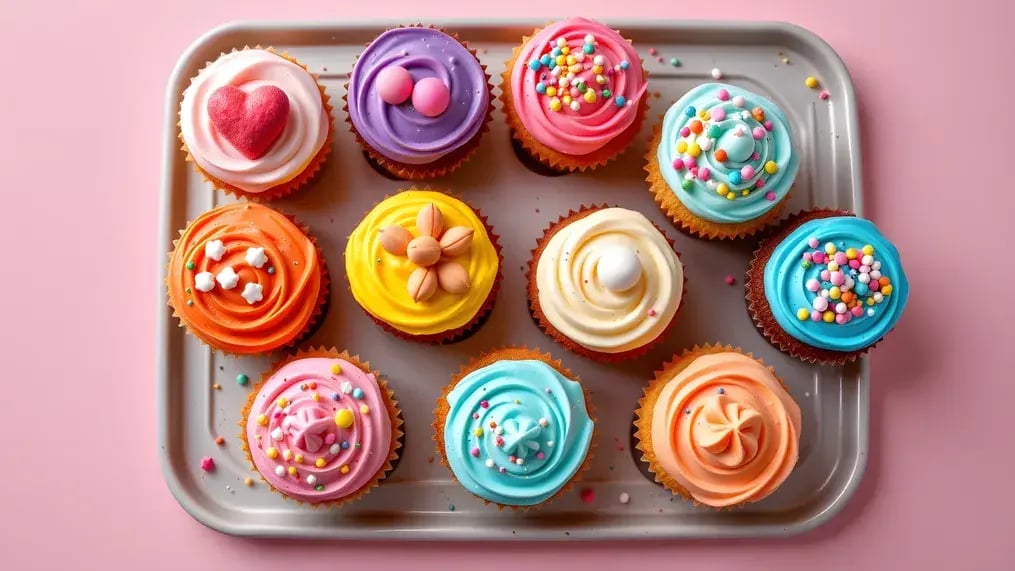 Rainbow Swirl Frosting