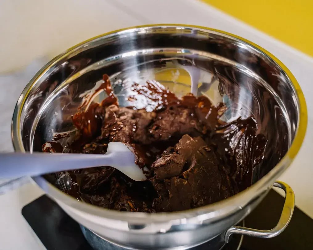 Chocolate Being Melted
