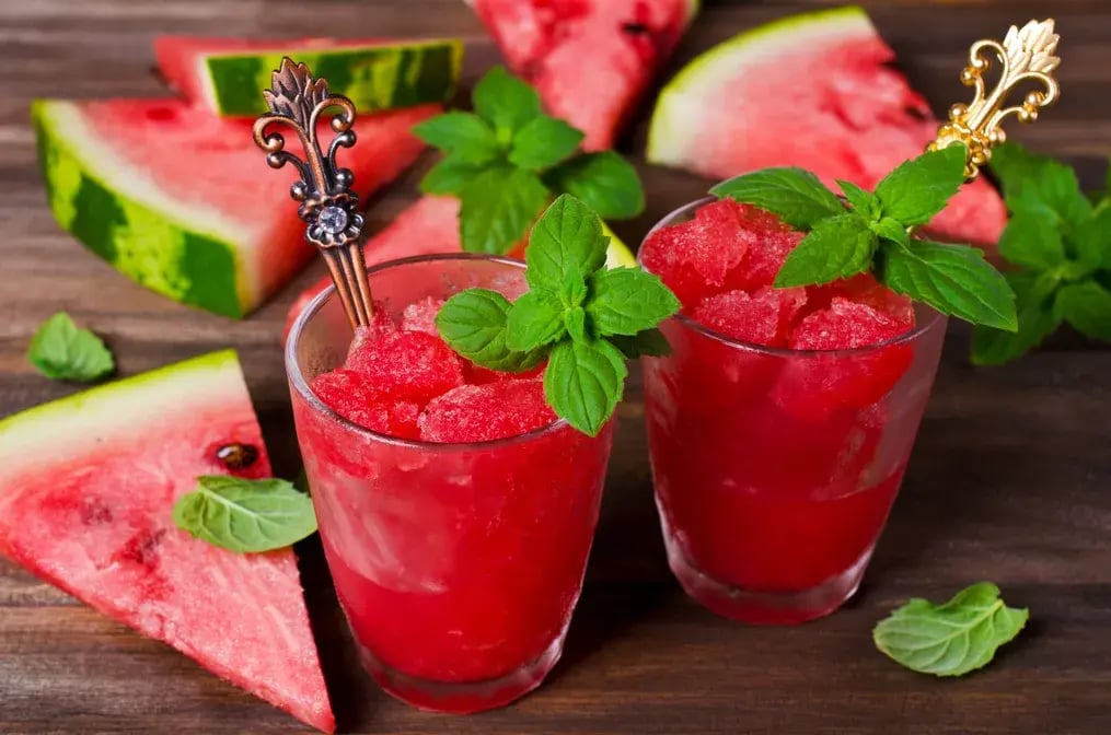 Cooling Down After Iftar: Chilled Desserts to Beat the Heat - Watermelon and Mint Granita