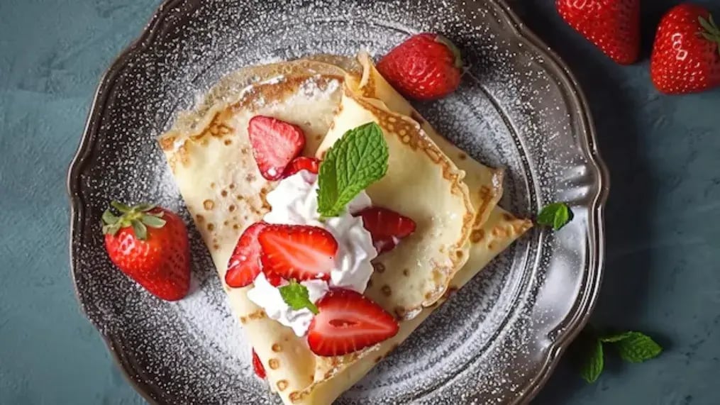 Cream Cheese Stuffed Crepes