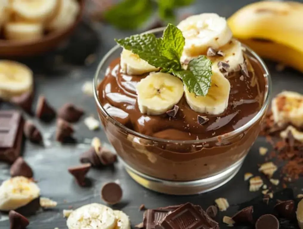 Banana Coconut Mousse