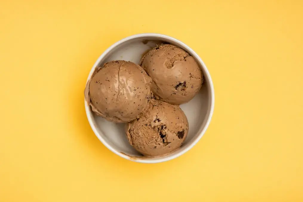 Hazelnut Homemade Ice Cream