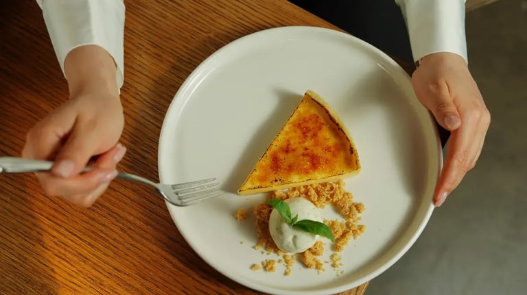 Creamy Crème Brûlée Cheesecake for true dessert lovers
