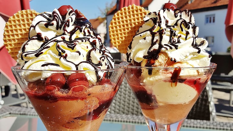 Creamy, Milky and Nutty Brain Freeze Ice Creams & Desserts from Around the World and Its Regional Specialities  