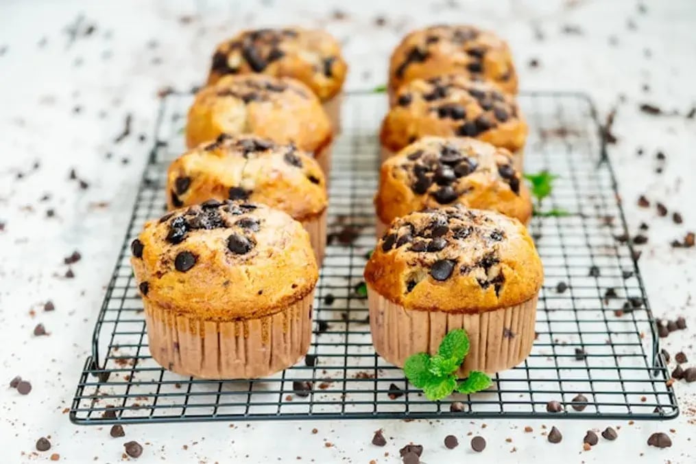 Banana Chocolate Chip Muffins