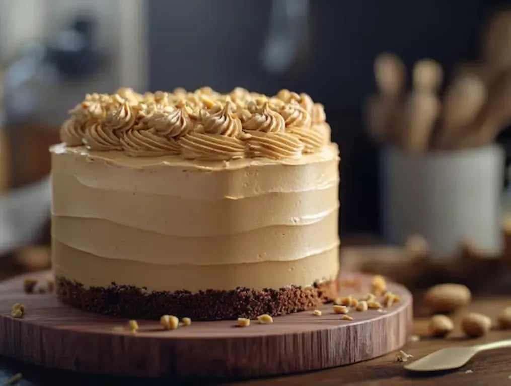 Peanut Butter Mocha Cake
