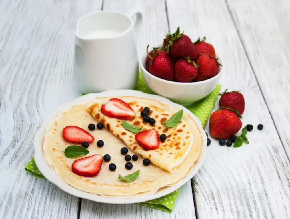 Classic Stack With Fresh Berries