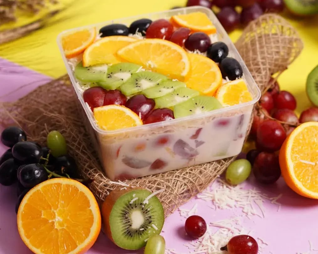 Layer Fruits With Texture And Color