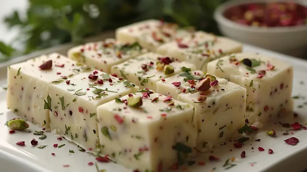 Dairy Milk Infused Kalakand With Almonds Recipe - Flavor Twists