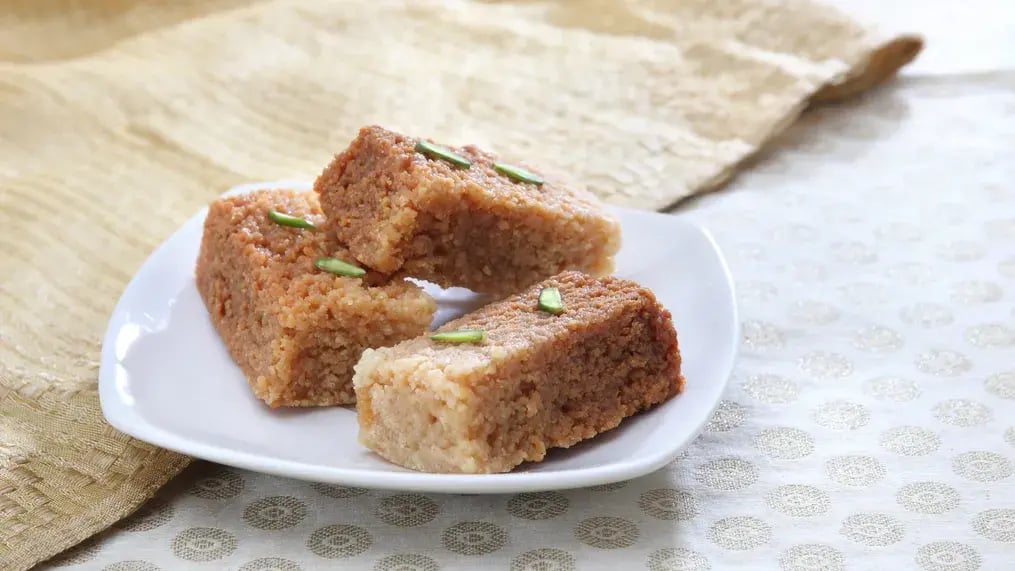 Dairy Milk Infused Kalakand With Almonds Recipe - Prepare Kalakand Base