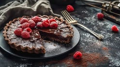 Dairy Milk Raspberry Tart Egg-Free Option With Crisp Base Ti...