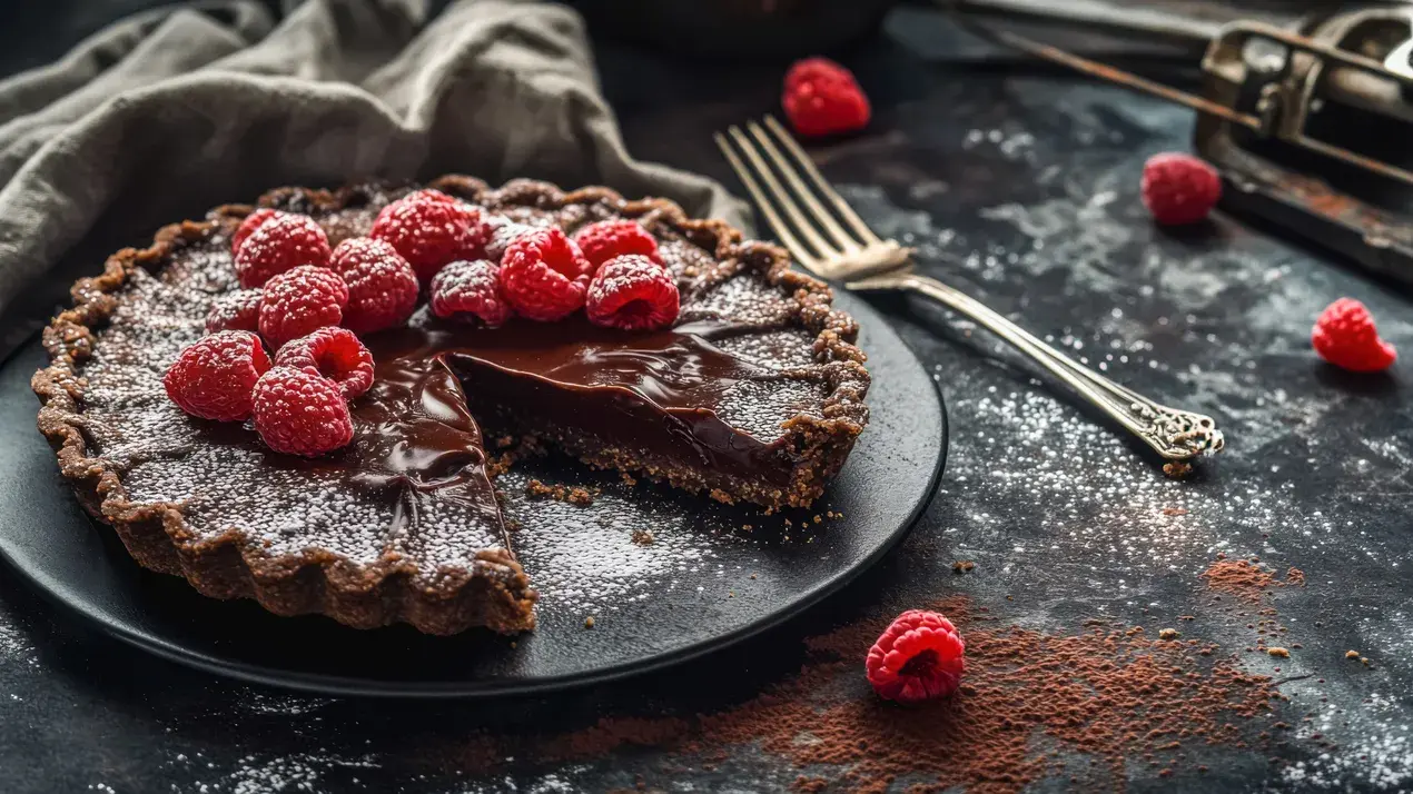 Dairy Milk Raspberry Tart Egg-Free Option With Crisp Base Tips