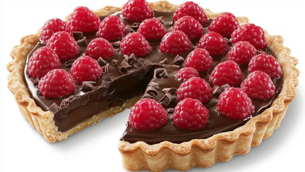Easy Recipe For Dairy Milk Raspberry Tart