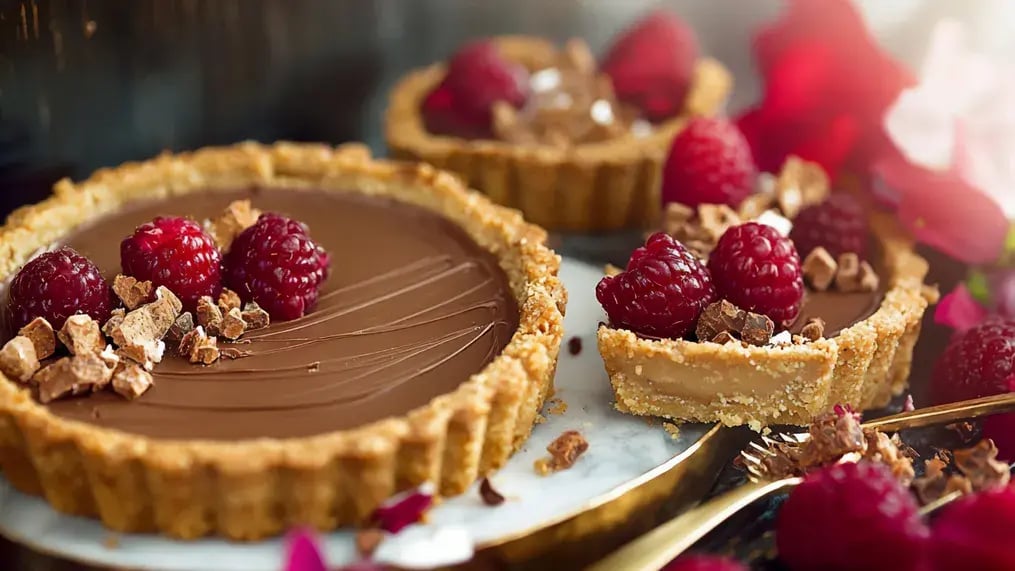 Tips to get a Crisp Base in Dairy Milk Raspberry Tart