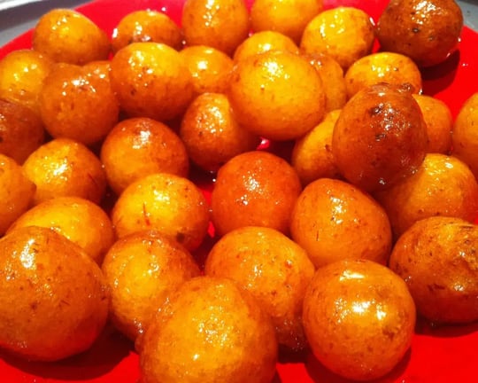 Lokma Arranged On A Plate