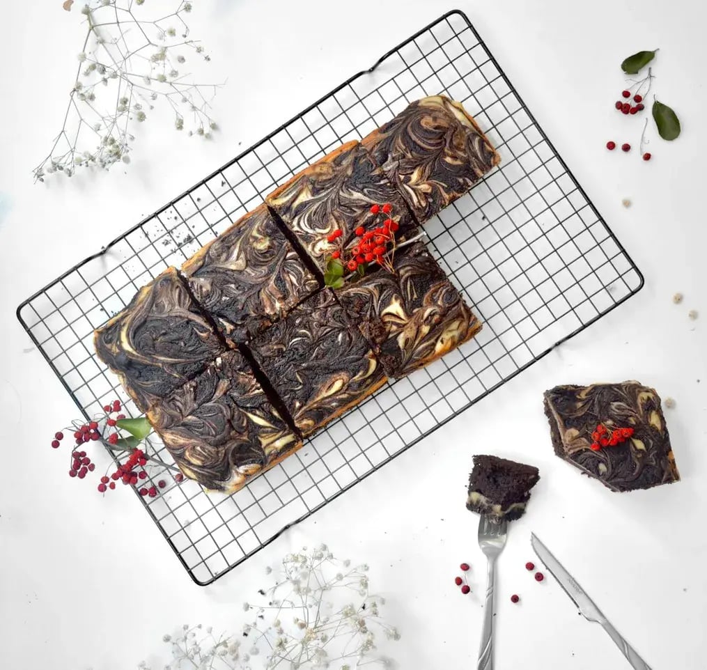 Ganache Topping for Brownies