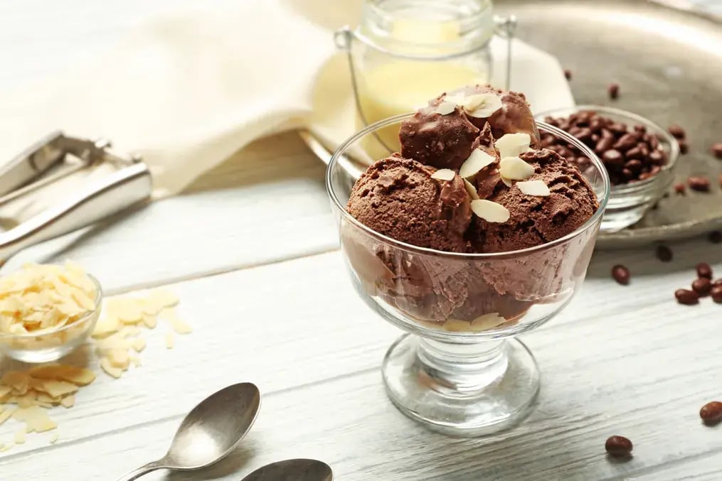 Almond Dark Chocolate Sorbet