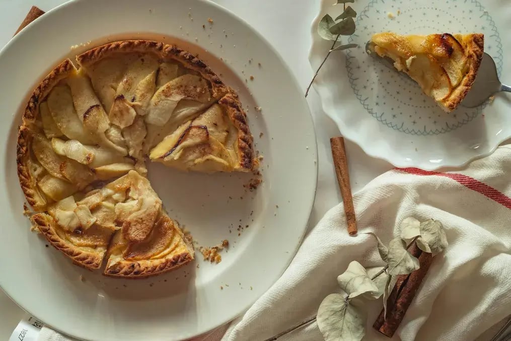 Mango and Cardamom Tart