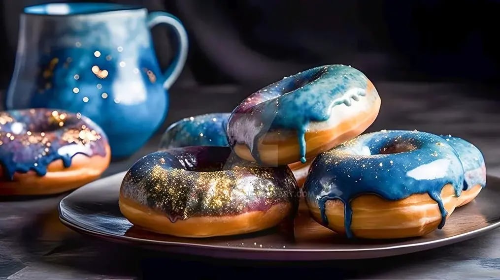 Galaxy Glaze Donuts