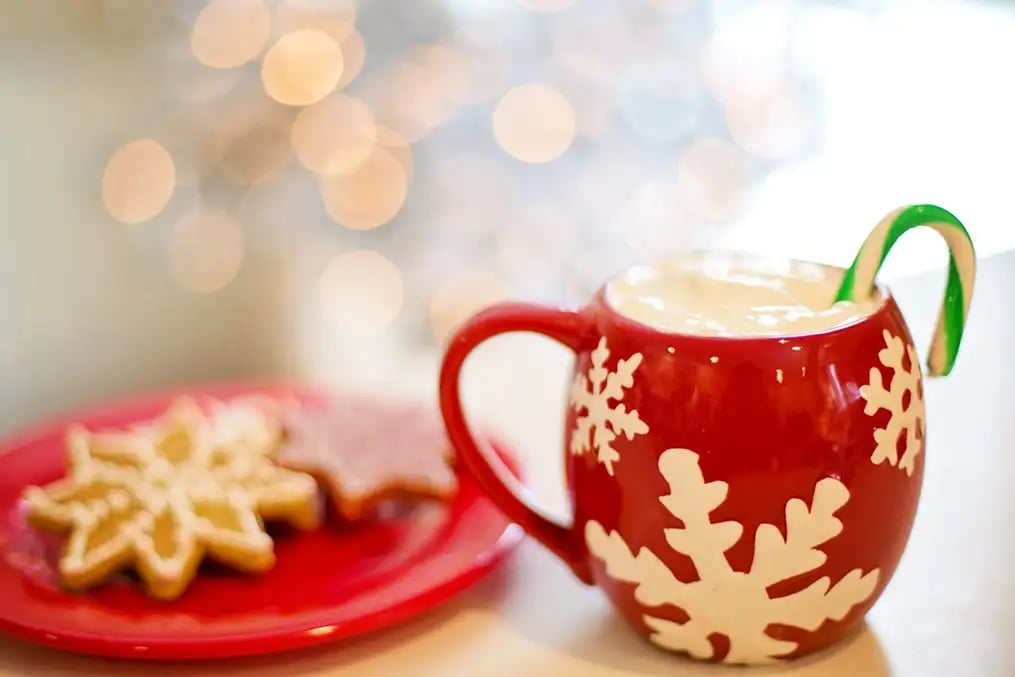 Candy Cane and Hot Chocolate Popsicles