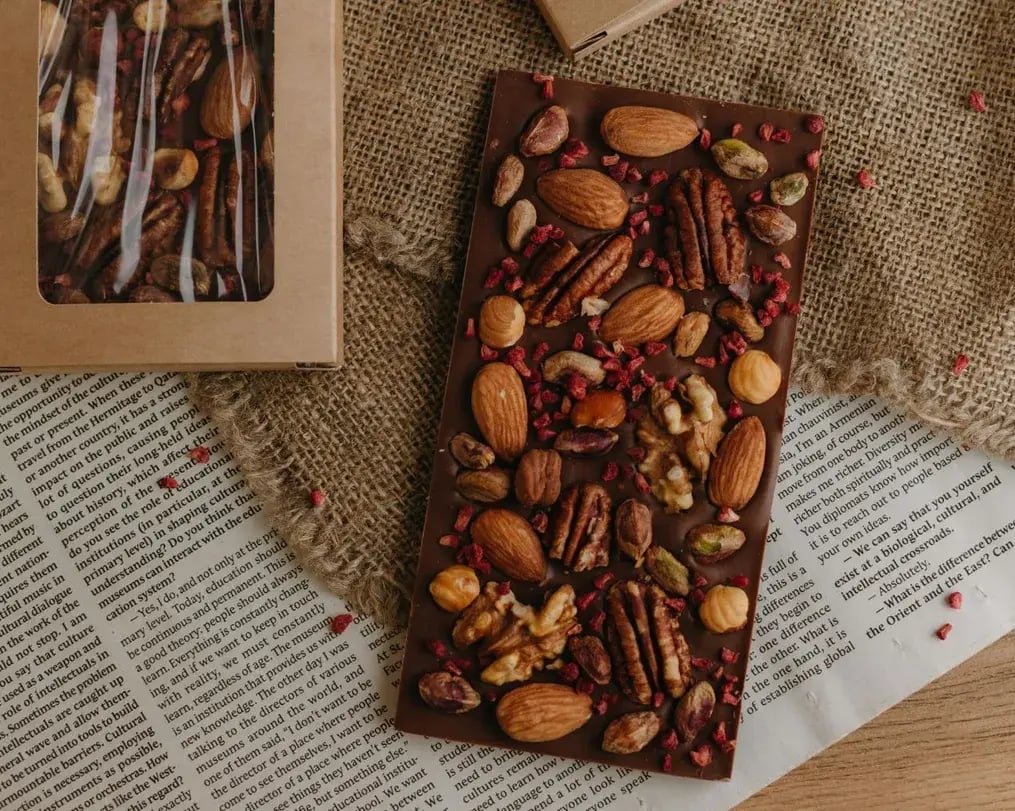 Dry Fruit coated in chocolate
