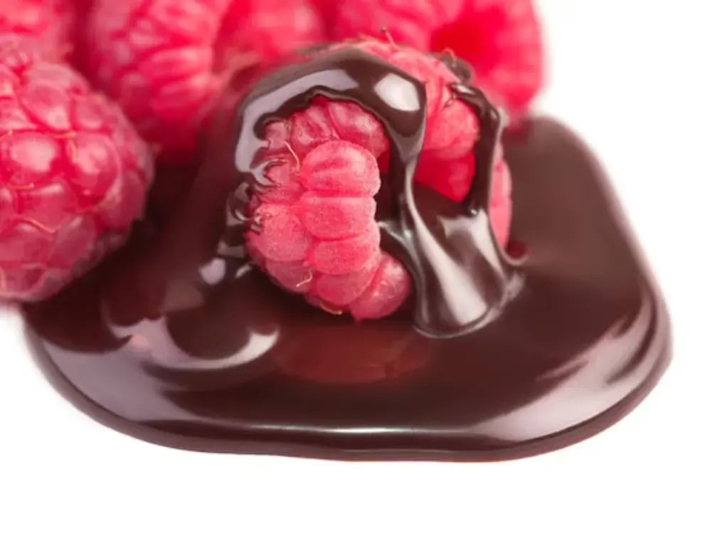 Simple Recipe For DIY Chocolates with Raspberry Filling