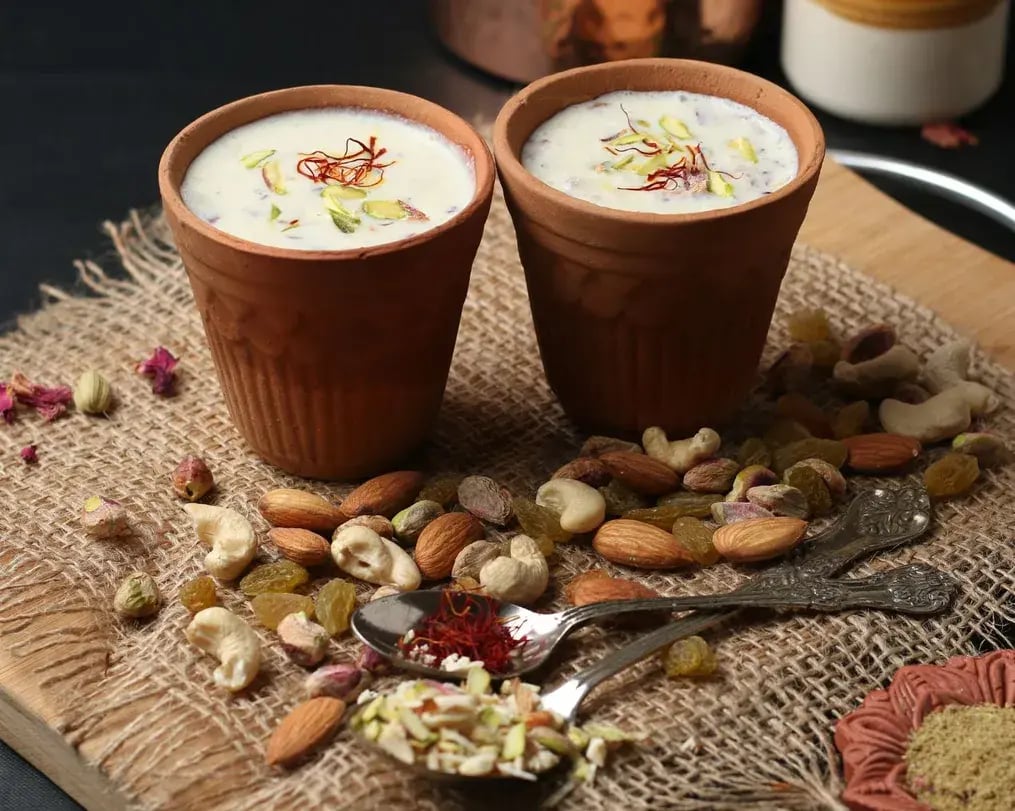 Thandai used for kulfi
