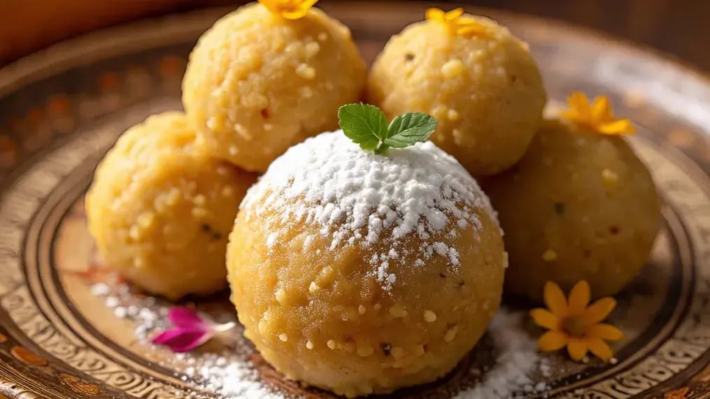 Easy Besan Ladoo Recipe For Raksha Bandhan: 4 Ingredients, 20 Minutes, No Fuss - Follow the easy besan ladoo recipe below and create a sweet treat for the whole family in just 20 minutes.