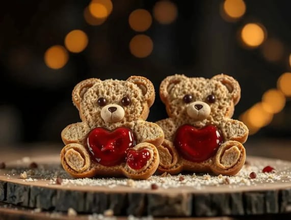 Easy Buttercream Teddy Bear Cookies To Gift Your Valentine