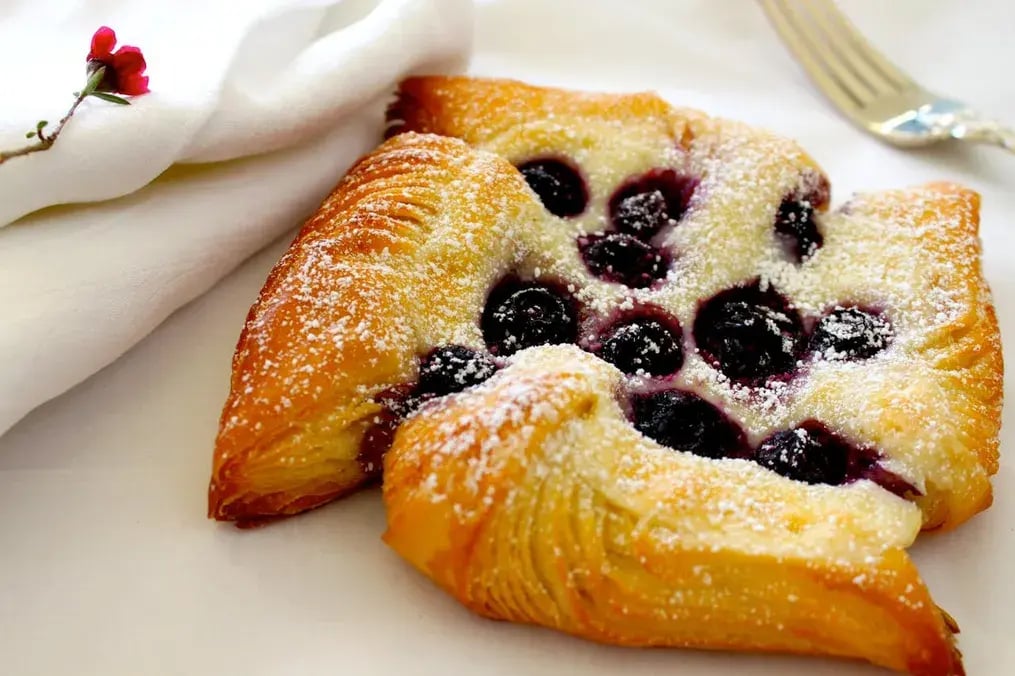 Cherry Puff Pastry Pies
