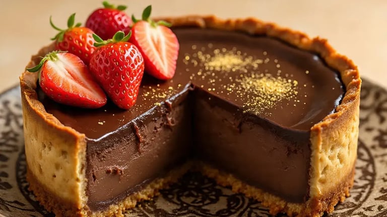 Easy Chocolate Cheesecake With Hazelnut Crust: 4 Steps To Deliciousness