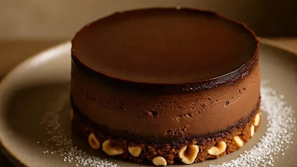Easy Step-By-Step Recipe For Chocolate Cheesecake With Hazelnut Crust
