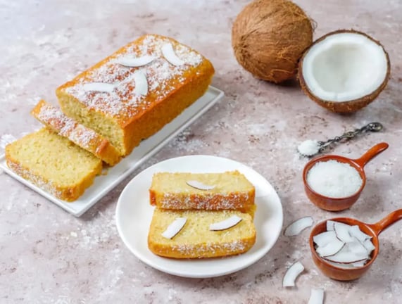 Easy Coconut Loaf Cake Recipe Perfect for Tea Time Indulgence  - Feature