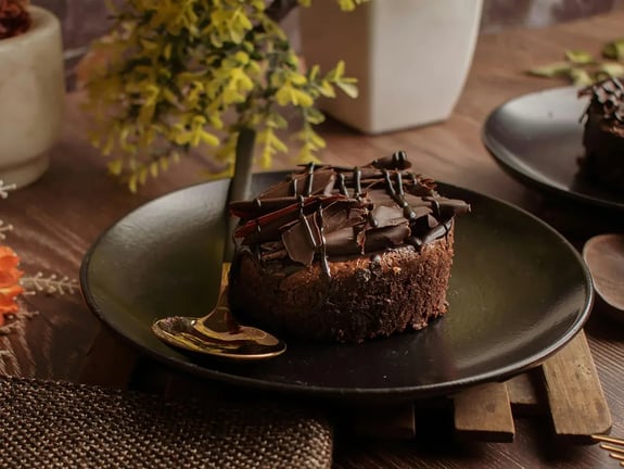 Easy Eggless Dark Chocolate Cake That's Pure Delight