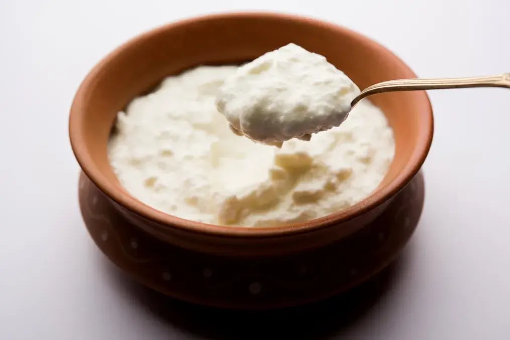 Mix in Fresh Curd as Culture