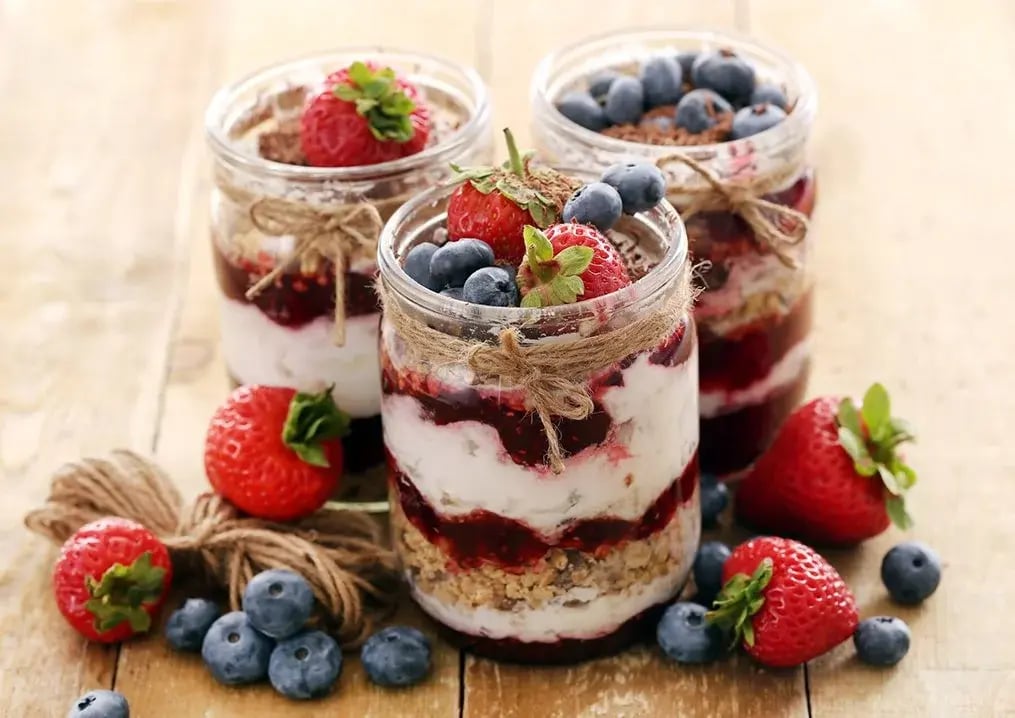 Berry and Yogurt Parfaits