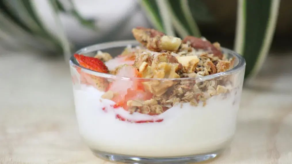 Nut Topped Pudding