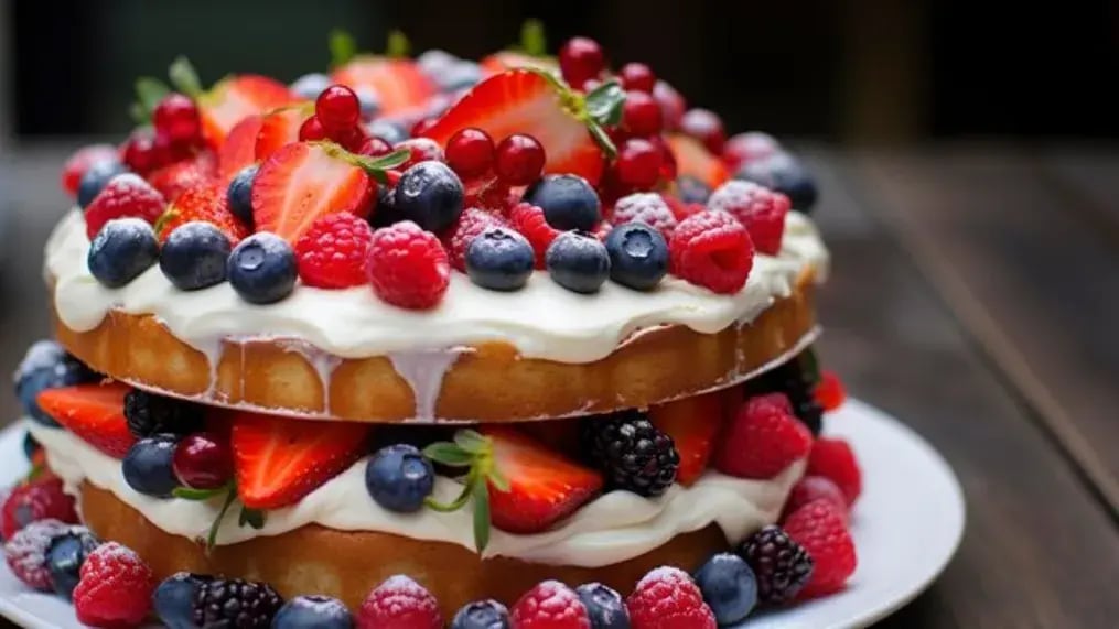 How To Make Summer Berry Cake