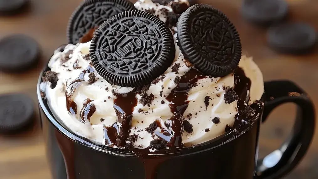 Simple Recipe For Eggless Dairy Milk Oreo Mug Cake