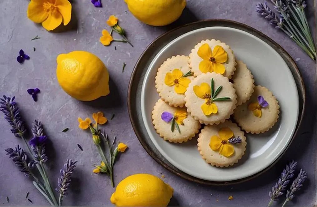 Lemon Lavender Tarts
