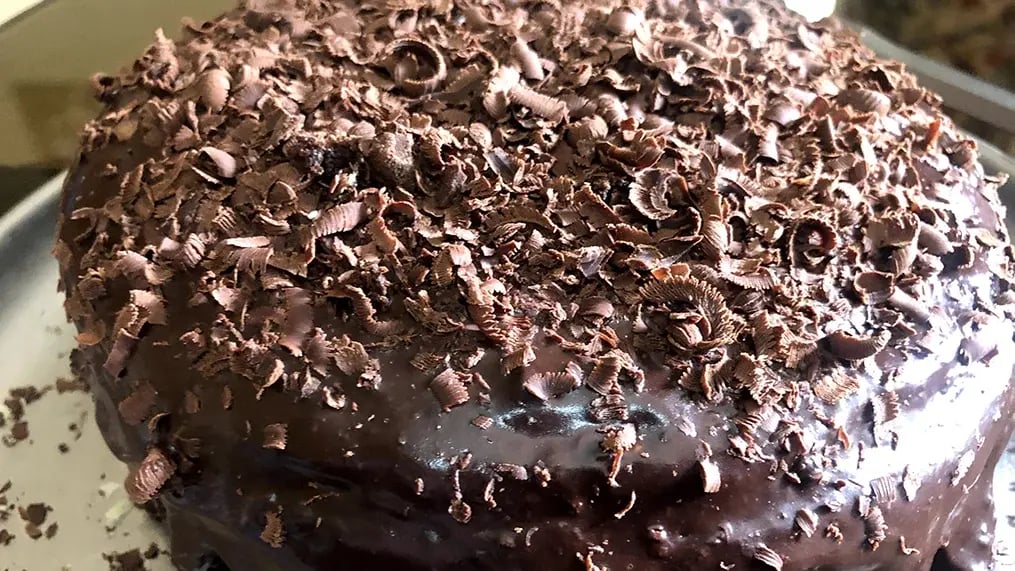 Enjoy the familiar joys of having a chocolate cake with this vegan interpretation - Chocolate Cake Image 1