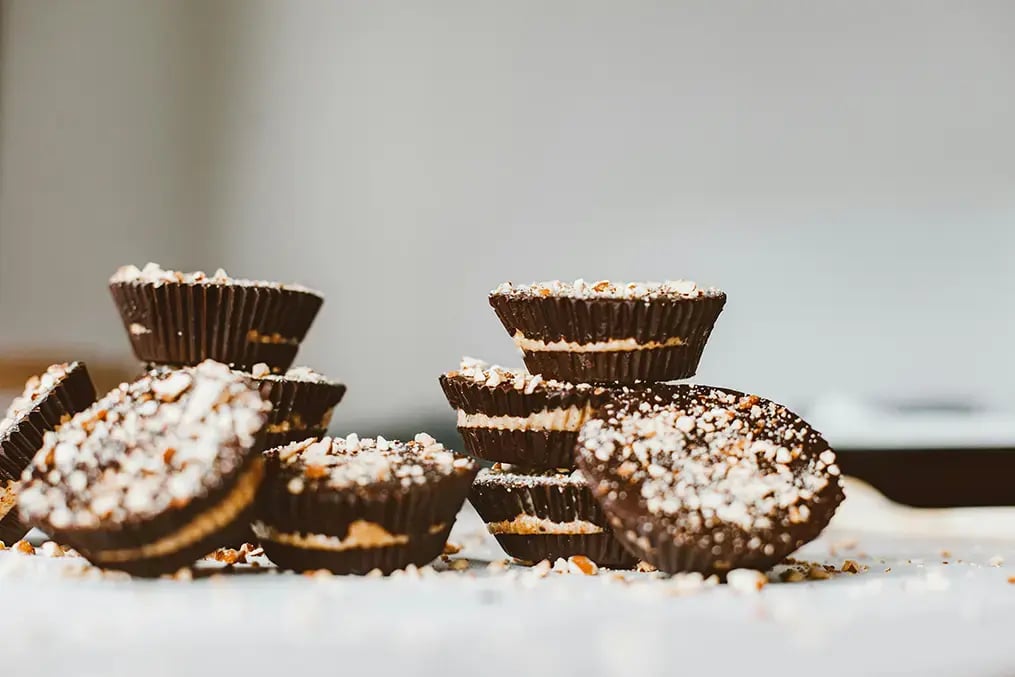 Every Day is Candy Day with these Chocolate Candy Recipes - Chocolate Peanut Butter Jelly Cups