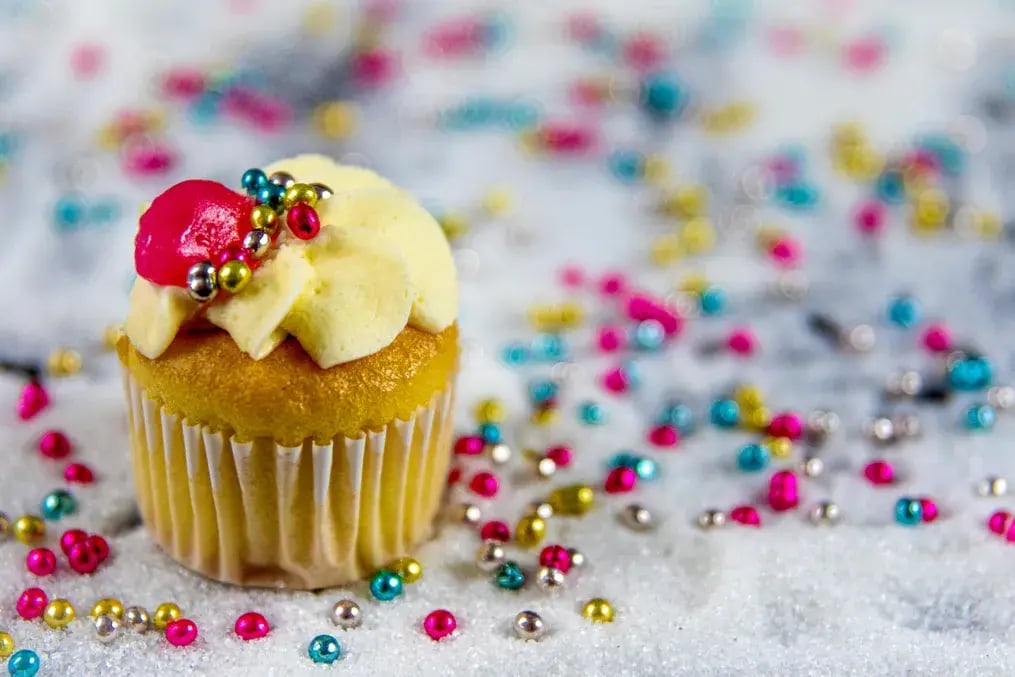 Lemon Ginger Filled Cupcakes