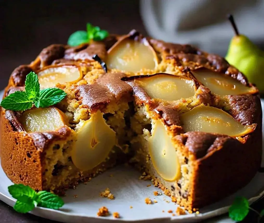 Pear and Ginger Cake