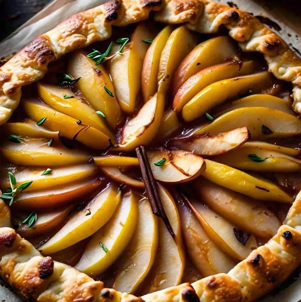 Spiced Apple and Pear Galette