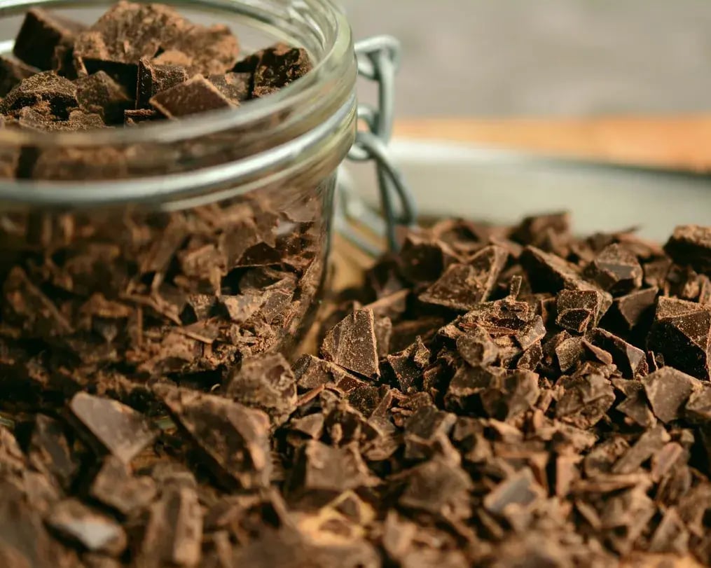Frozen Silk Chocolate Shards