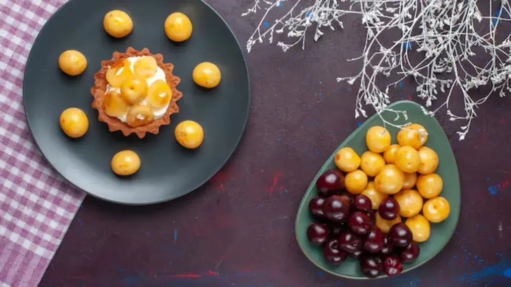 Cream Cheese Gulab Jamun Tarts