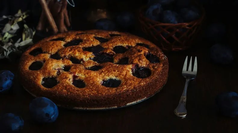 Festive Plum Cake with Bournville Chocolate