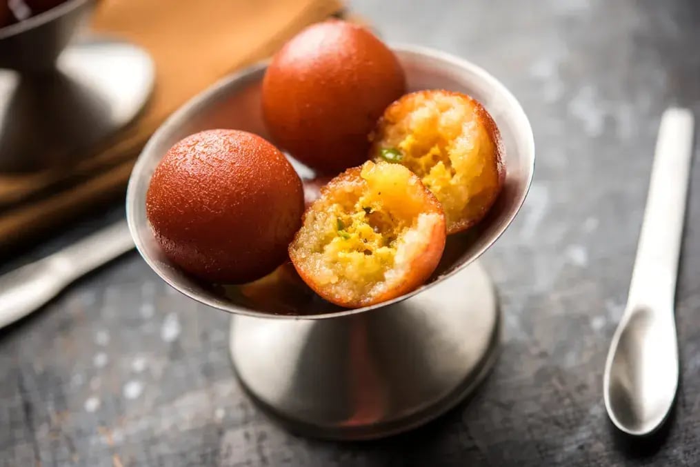 Mini Gulab Jamun Bites