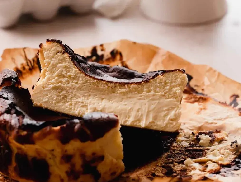 Hazelnut And Nutella Basque Burnt Cheesecake